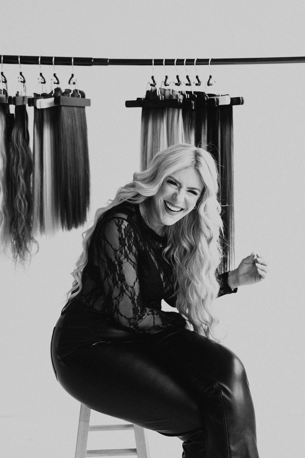 Candid photo of Jessie wearing Stitched Seam Wefts™